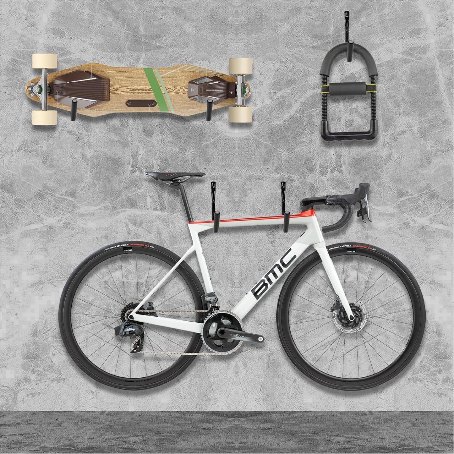 10er-Set Garagenhaken-Set, 10 Stück - 9.8 "(25 x 23 cm)