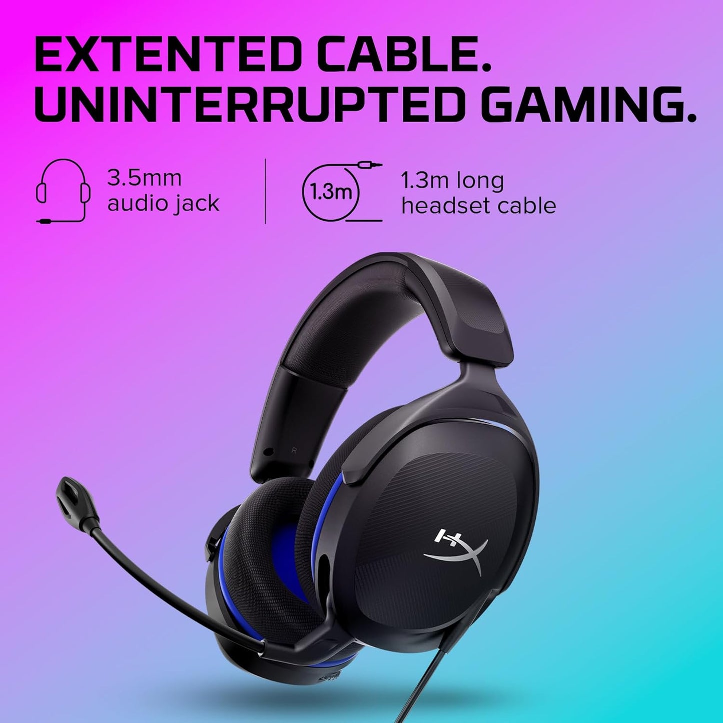 Cloud Stinger 2 Core Gaming-Headset für PlayStation, Stinger Core 2 PlayStation Black