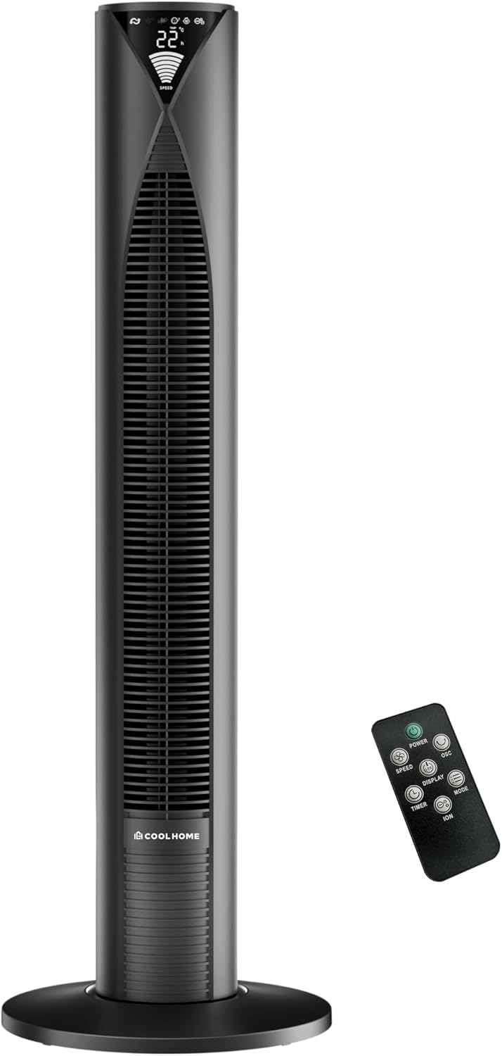 Turmventilator CF2205 mit Fernbedienung, Schwarz