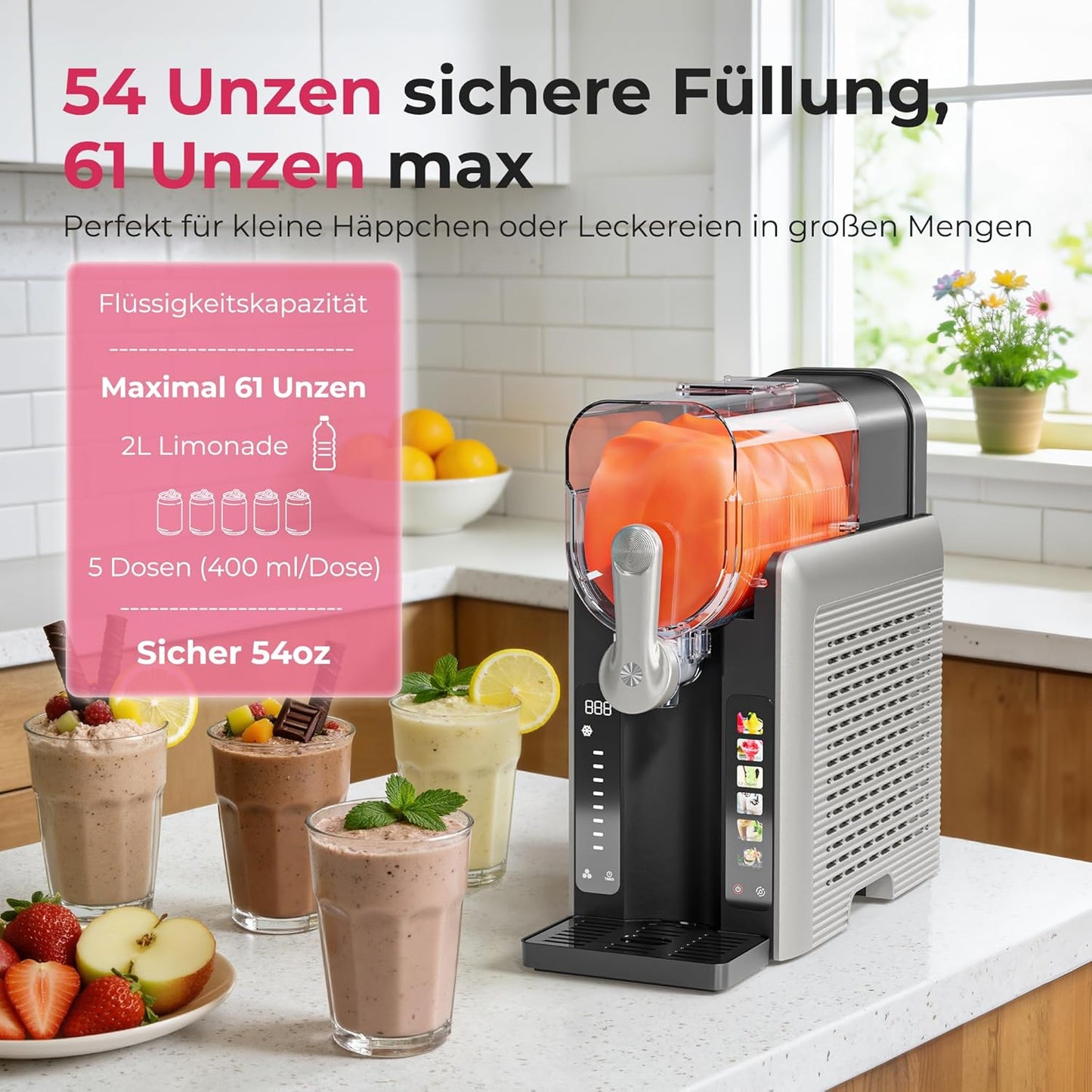 Slush Maschine mit 6 Modi
