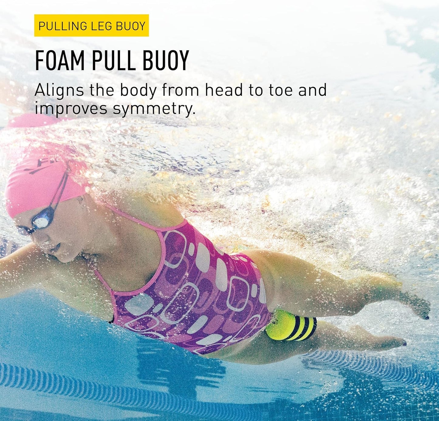 Pull Buoy Schwimmhilfe, One Size, für Kinder ab 12