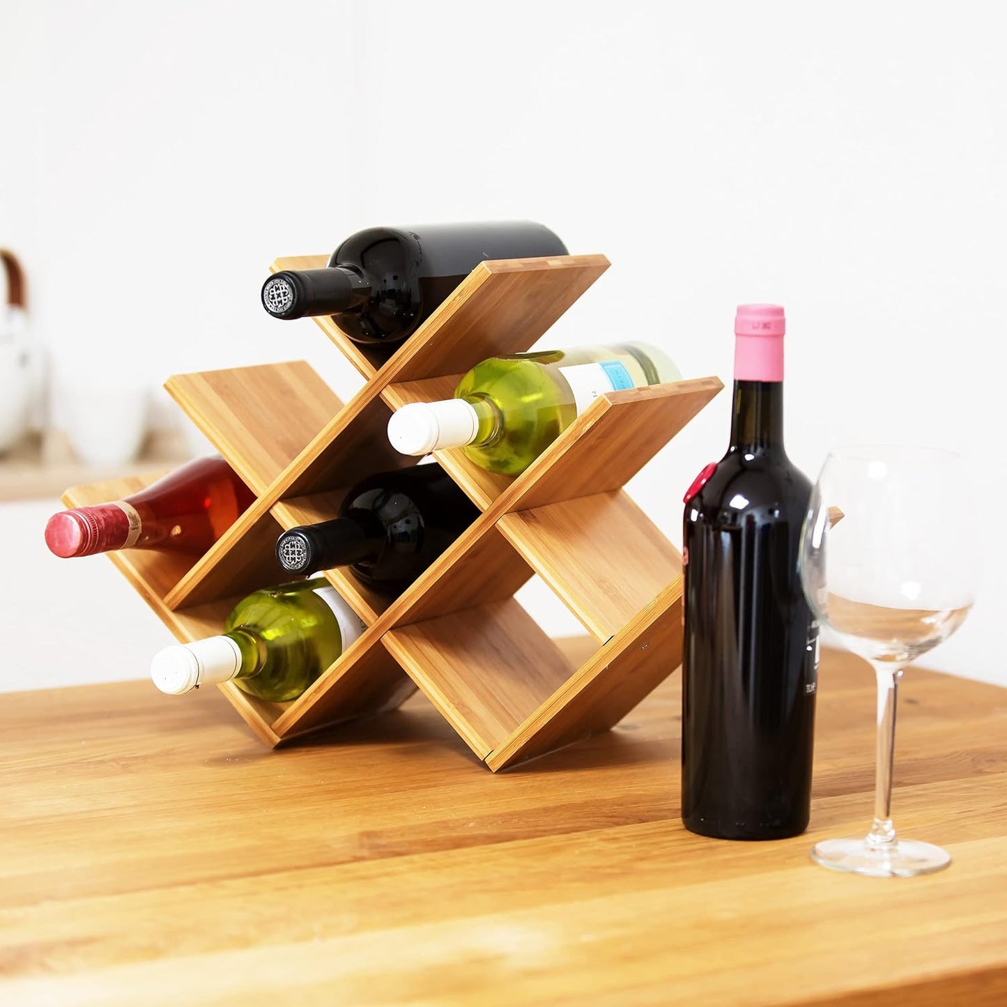Weinregal für 8 Flaschen
