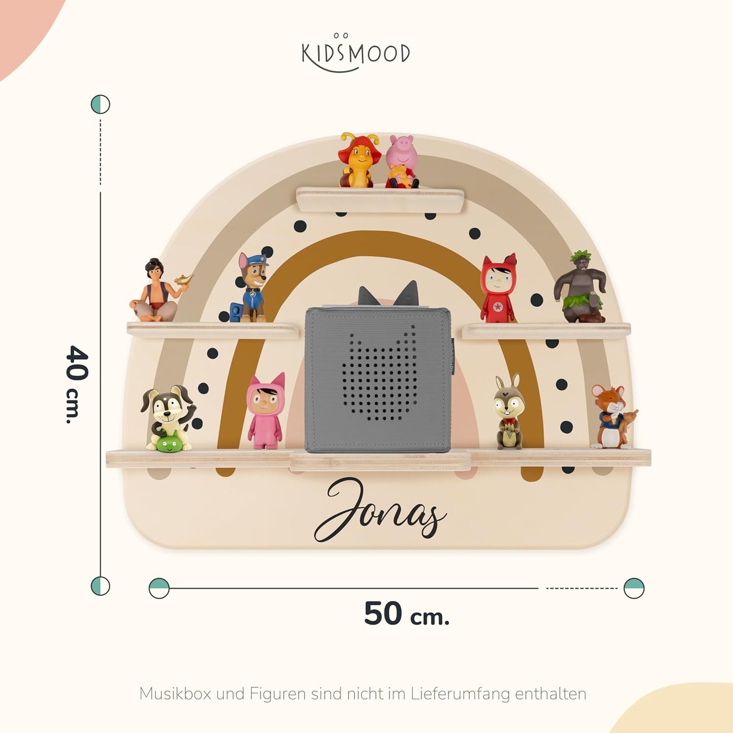 Tonie Regal für Kinderzimmer, Regal 02 Für Toniebox 1