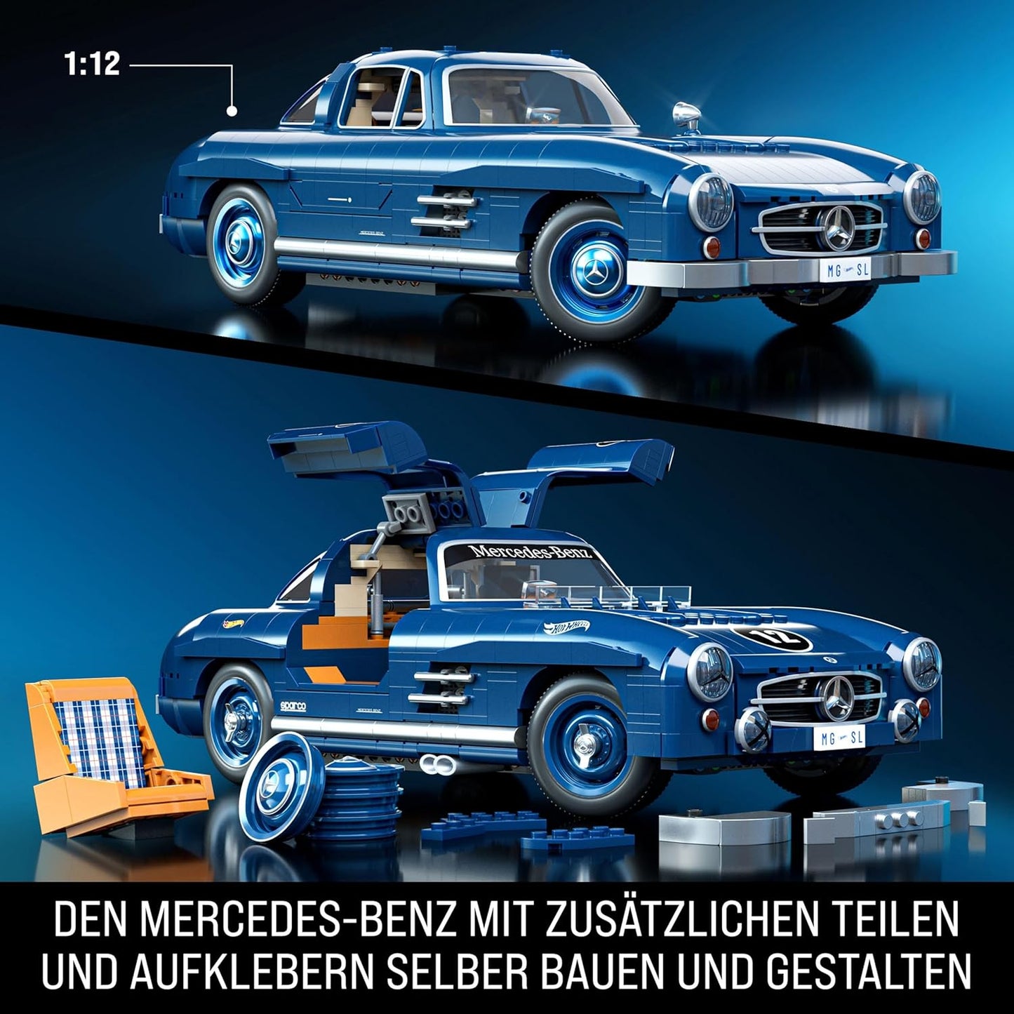 Hot Wheels Bauset: Mercedes-Benz 300 SL