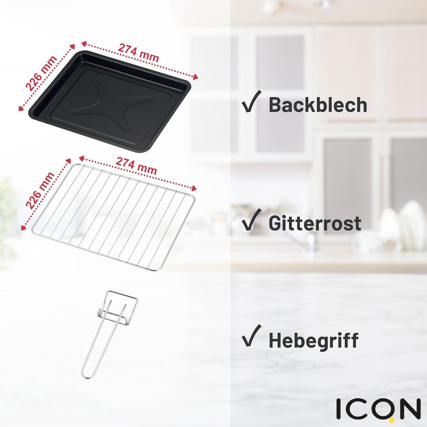 Minibackofen, 15 Liter