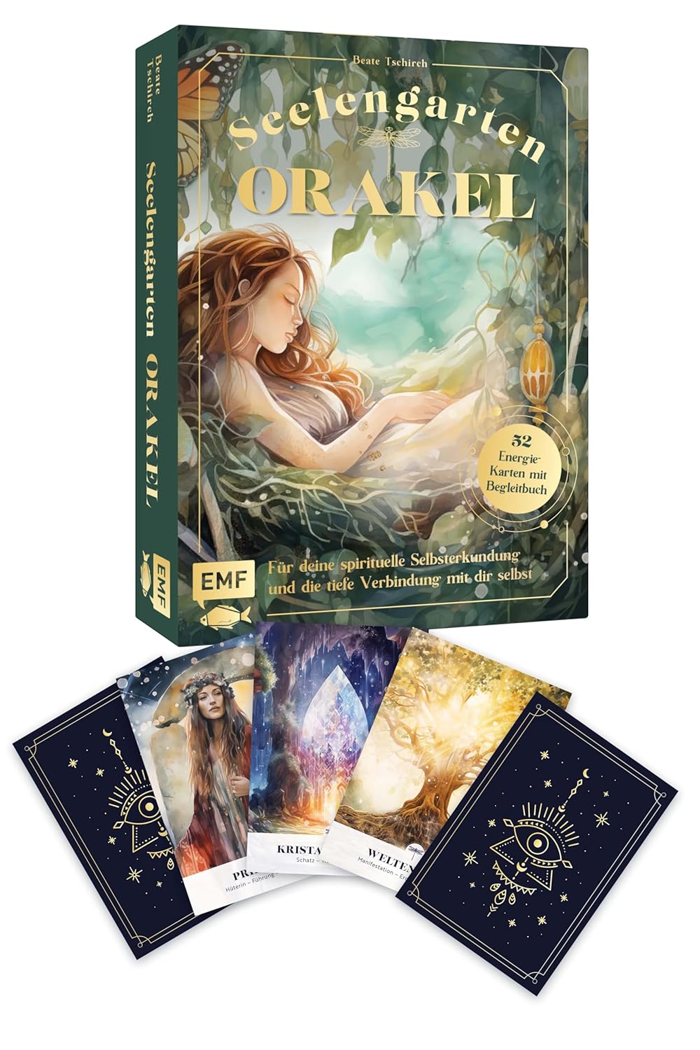 Orakelkarten-Set Seelengarten, Taschenbuch