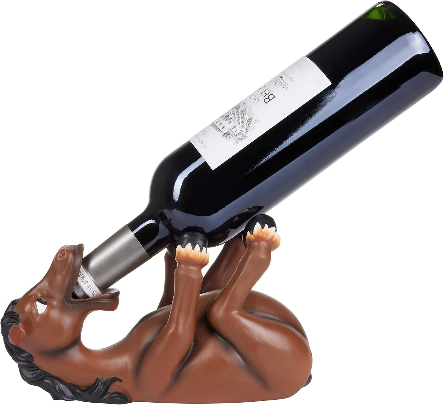 Weinflaschenhalter: Durstiges Pferd, Pferd