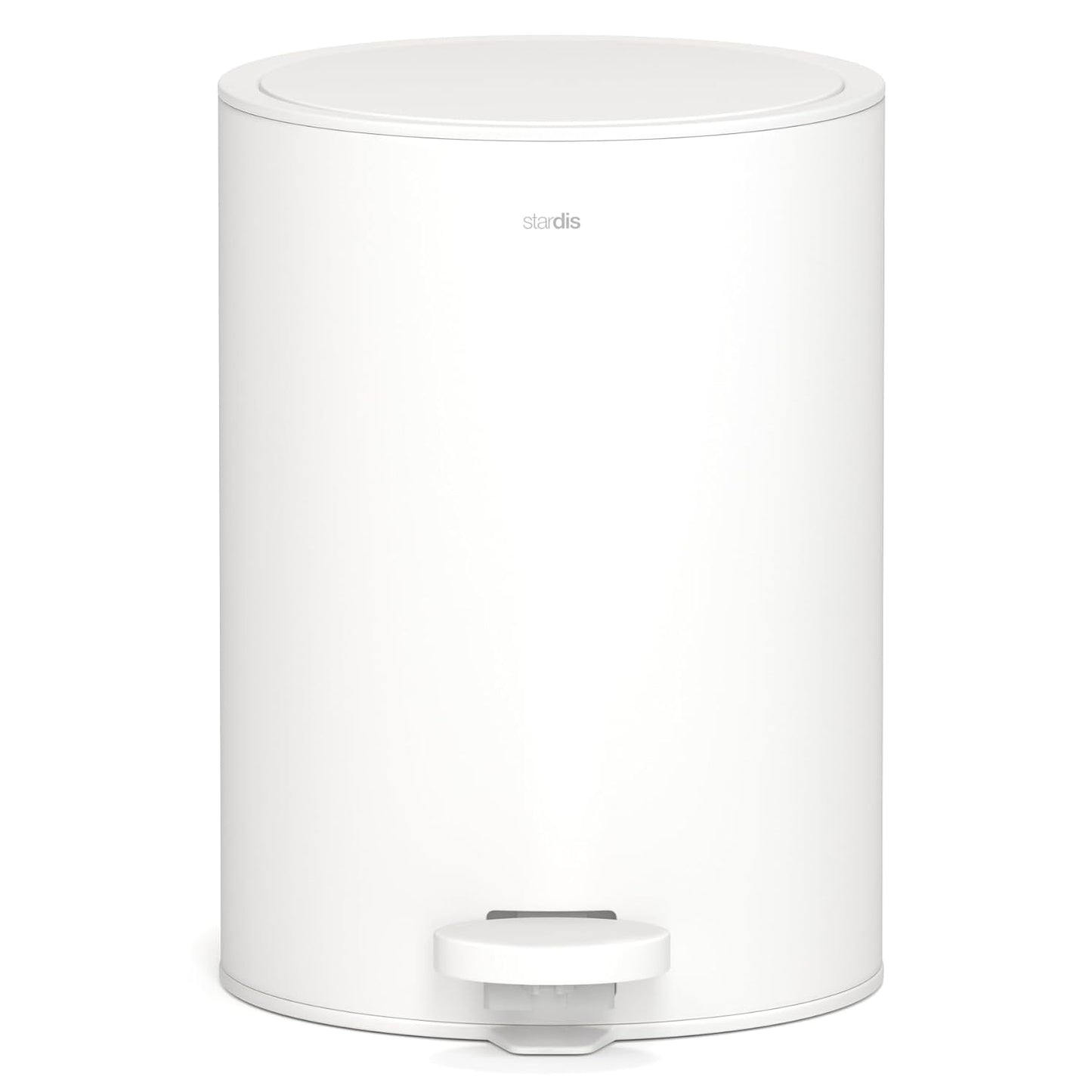 Treteimer mit Soft-Close-Klappdeckel, arctic white