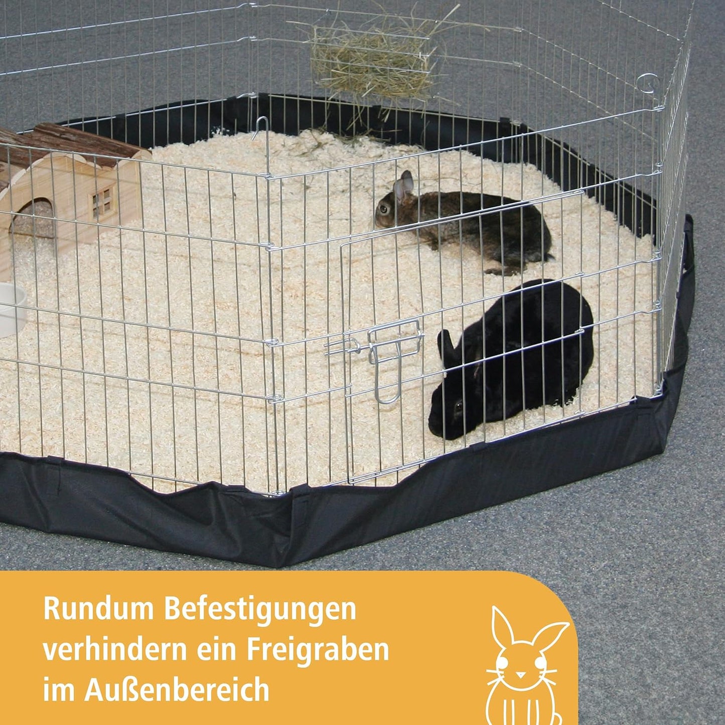 Nylonboden für Gehege, Nylonboden