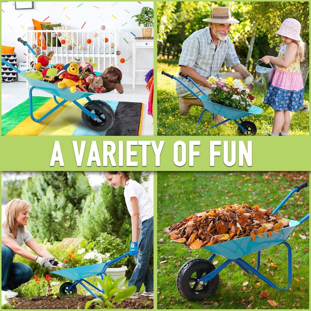 5-teiliges Schubkarren-Set für Kinder, Garten