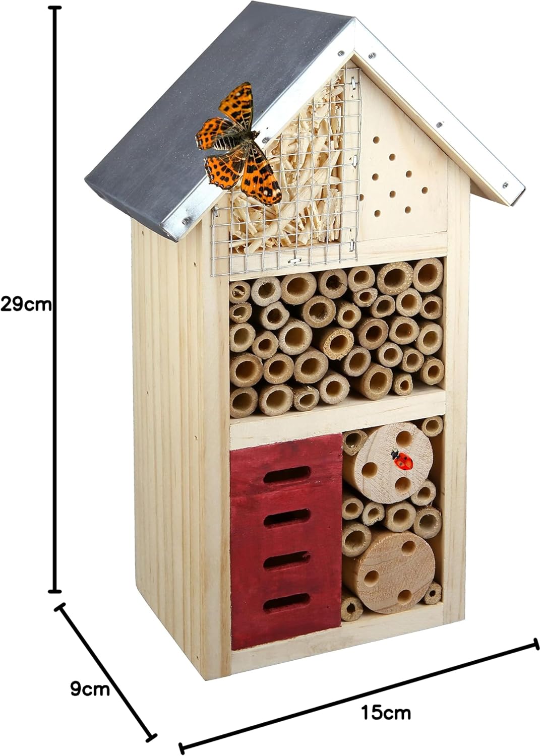 Insektenhotel aus Holz, 02_natur braun
