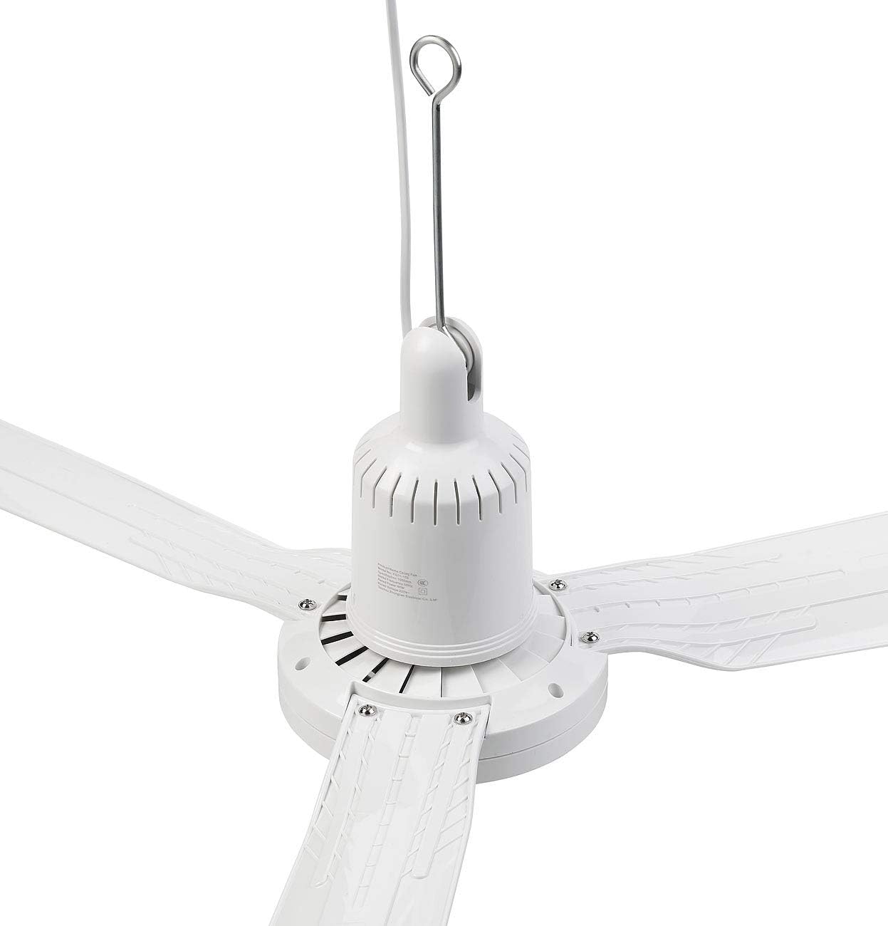 Mobiler Deckenventilator mit Timer, 3 Flügel