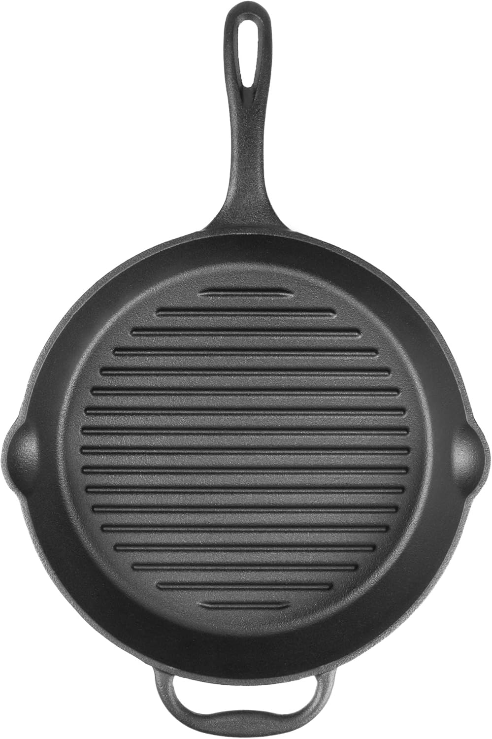 Gusseisen Grillpfanne mit Ausgiesser, Ø 29 cm