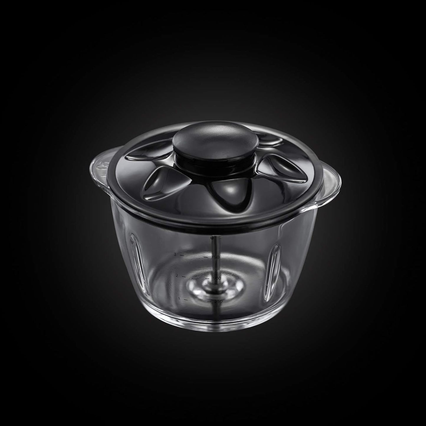 Elektrischer Mini-Zerkleinerer mit Glasbehälter (500ml)