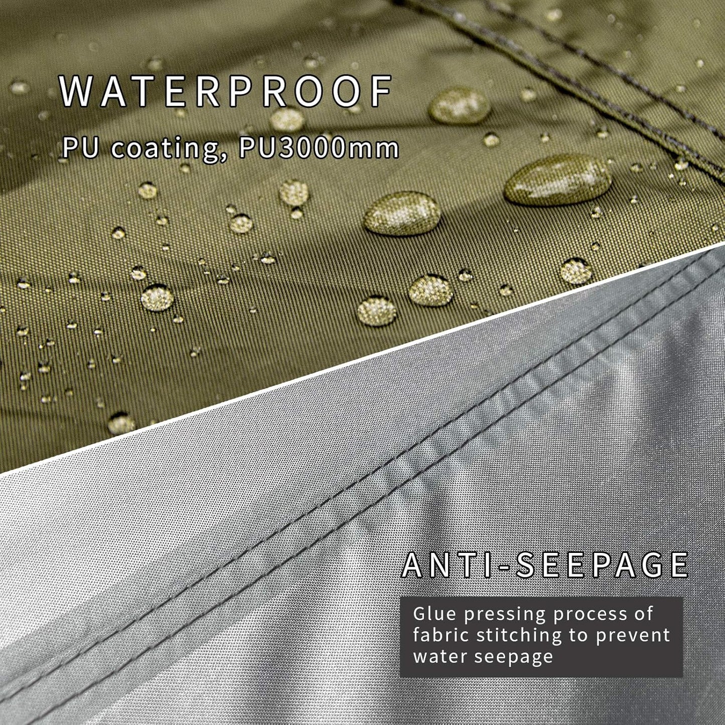 Wasserdichtes Tarp, Grün 450x420cm