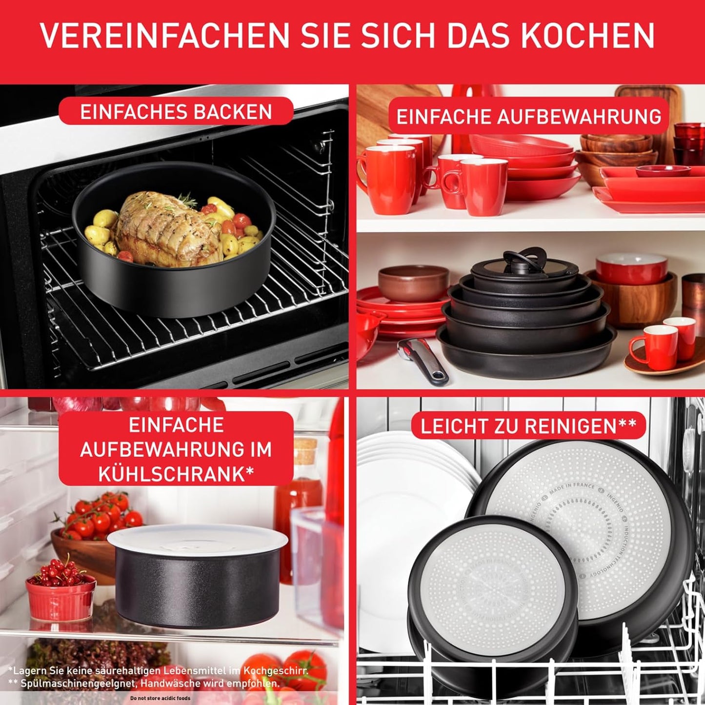 13-teiliges Ingenio Unlimited On Topf- und Pfannenset, Topf- & Pfannenset 13-tlg