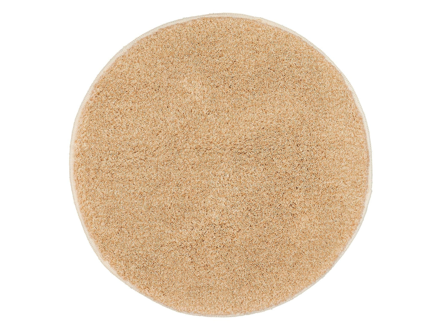 Runder Badteppich Relax, Champagner 100 cm (Rund)