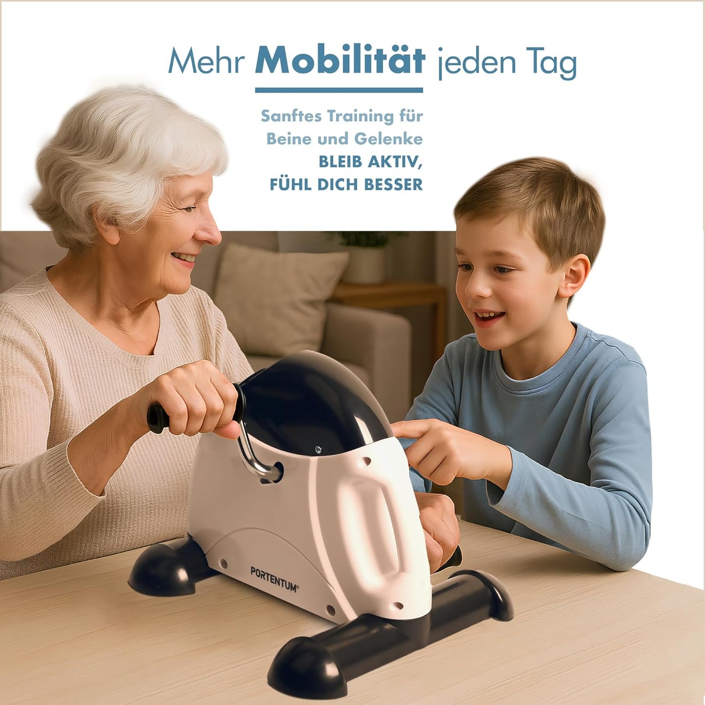 Pedaltrainer mit LCD-Display und einstellbarem Widerstand