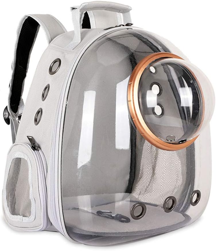 Tier-Raumkapsel-Rucksack, Grau