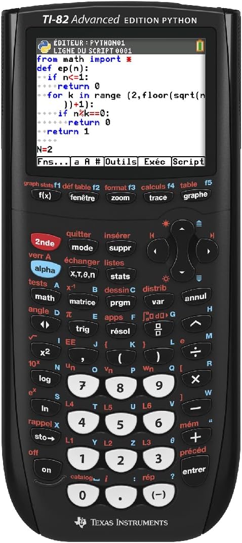 TI-82 Advanced Edition Python Taschenrechner
