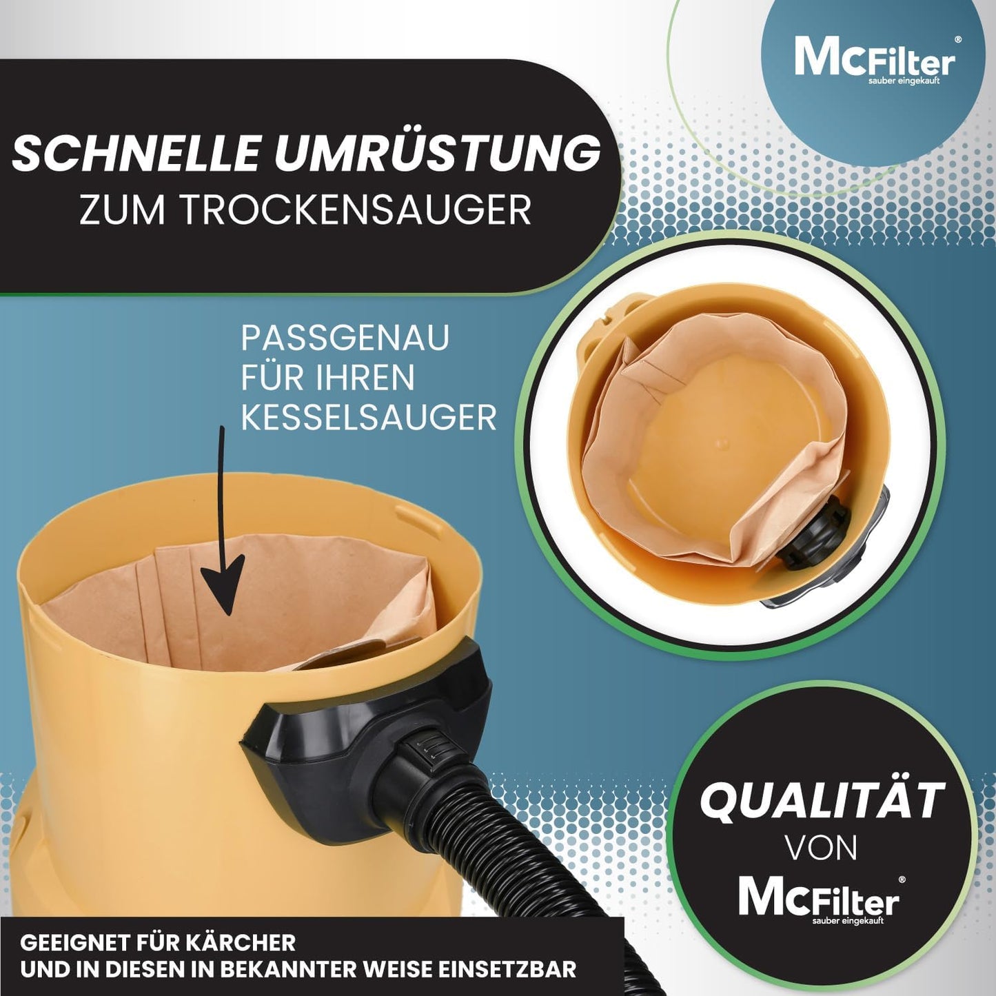 Staubsaugerbeutel KA 32 für Kärcher SE 400x-Serie, 10 Beutel für SE 4002