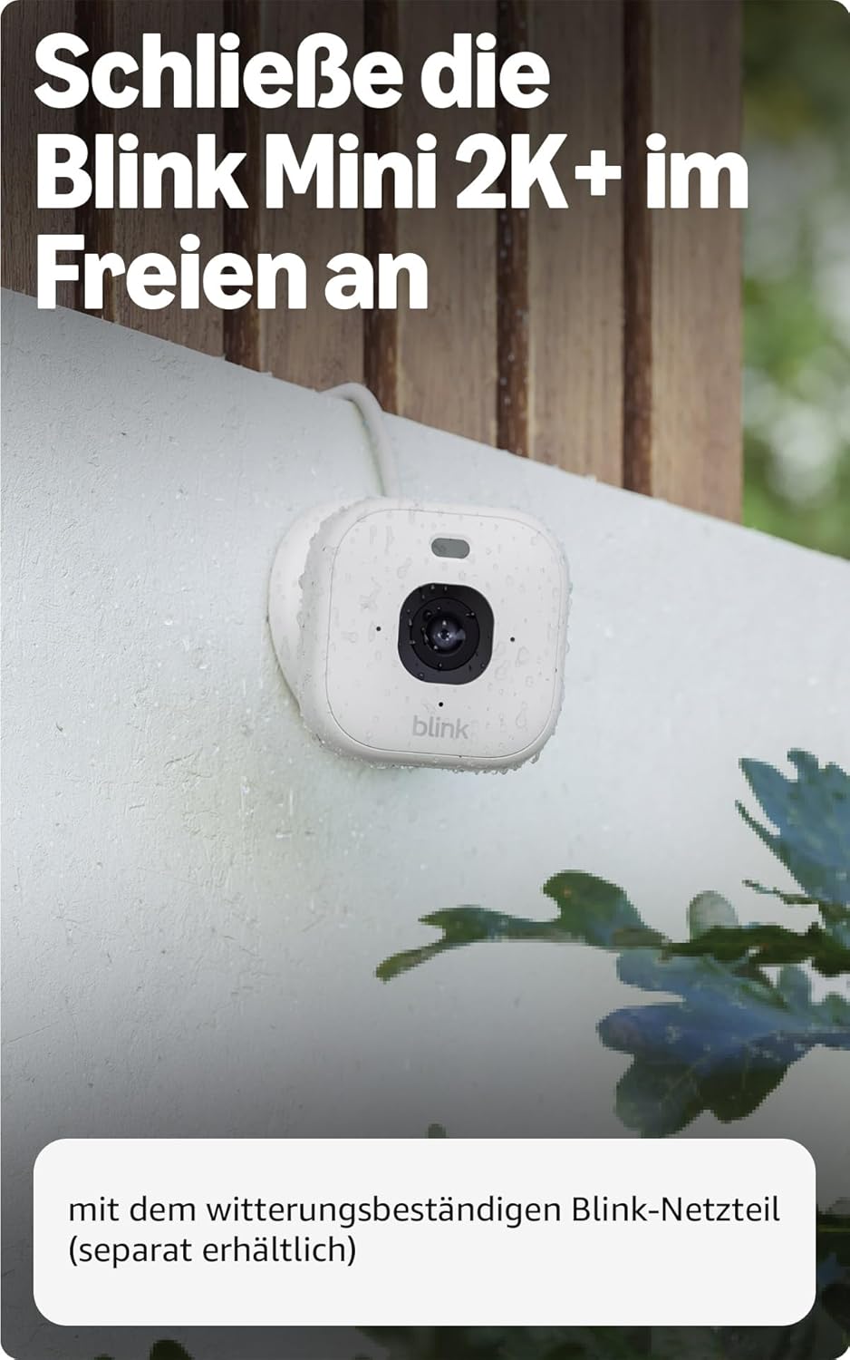 Überwachungskamera Mini 2K+ für Innenbereiche, Weiß 1 Kamera Ohne Abonnement