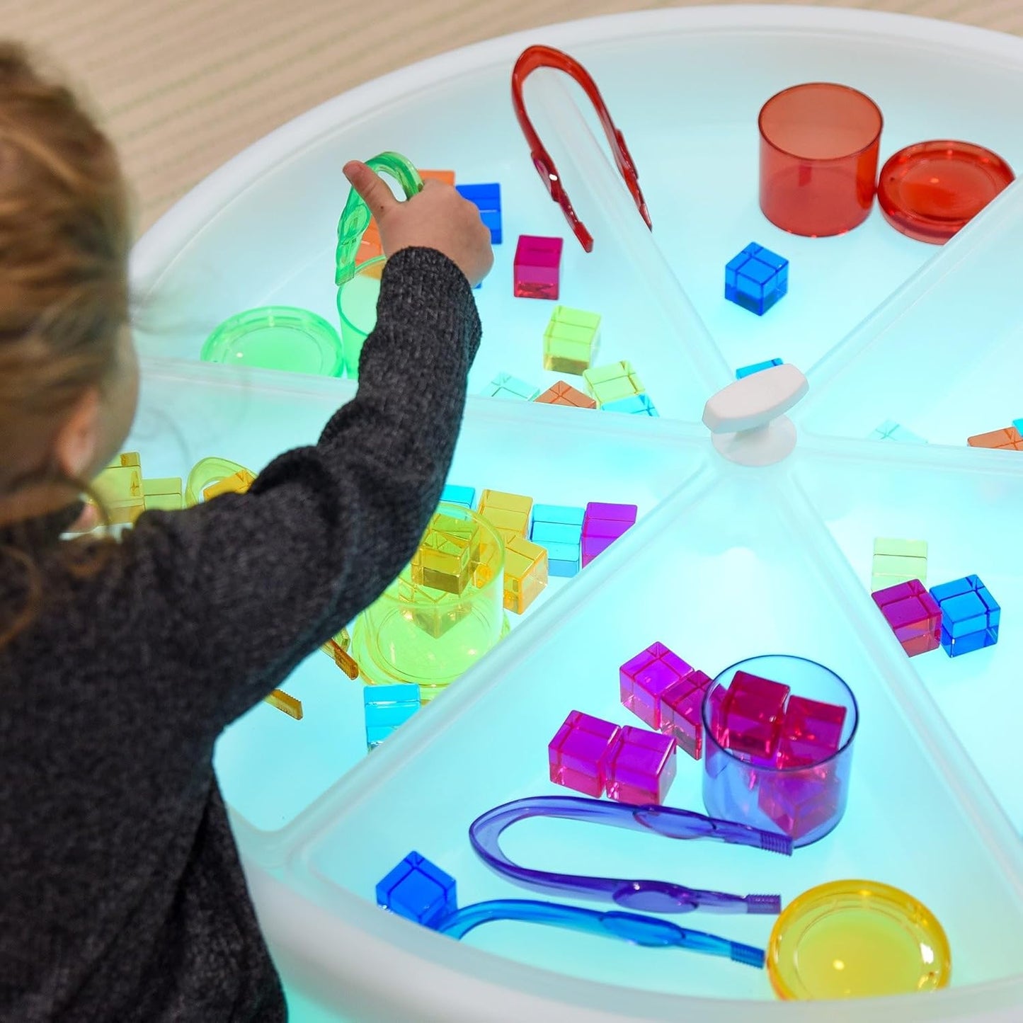 Sensorischer Leuchttisch für Kinder
