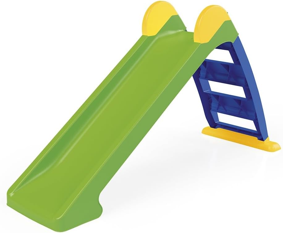 Kinderrutsche für Innen- und Aussenbereich, 72 cm Grün & Blau
