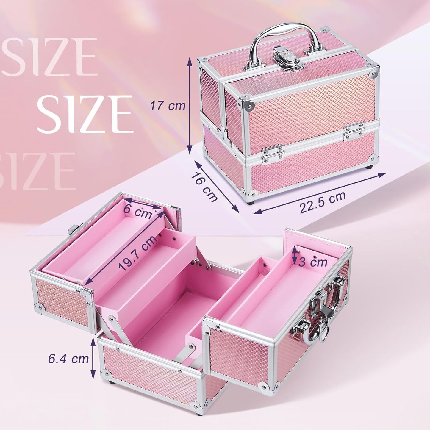 Schminkkoffer, Rosa