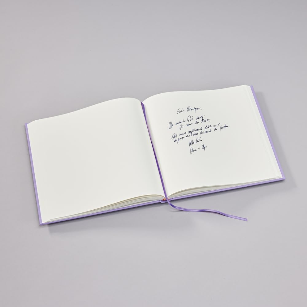 Gästebuch zum Selbstgestalten, Lilac Silk