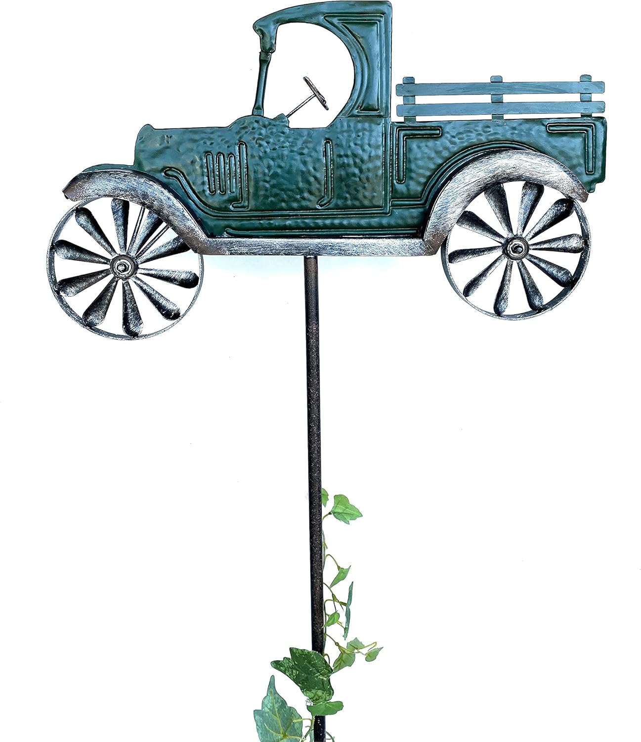 Gartenstecker Oldtimer Auto mit Windspiel
