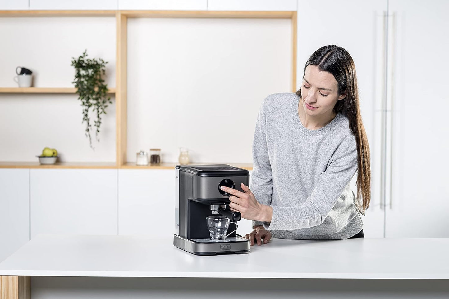 Espressomaschine BXCO850E mit Dampffunktion & Auto-Stopp, 20 Bar