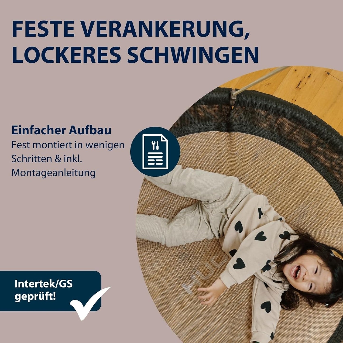 Nestschaukel Lounge, Mocha 110 cm Single