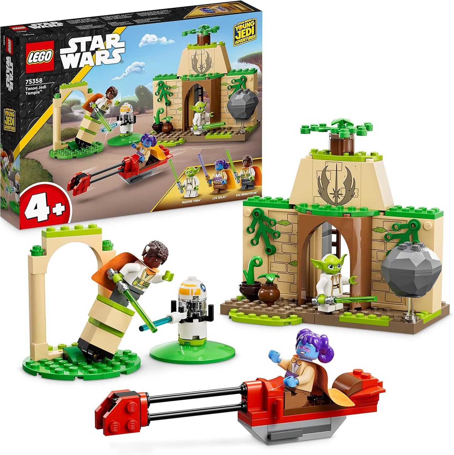 Star Wars Tempel der Jedi auf Tenoo (75358), Single