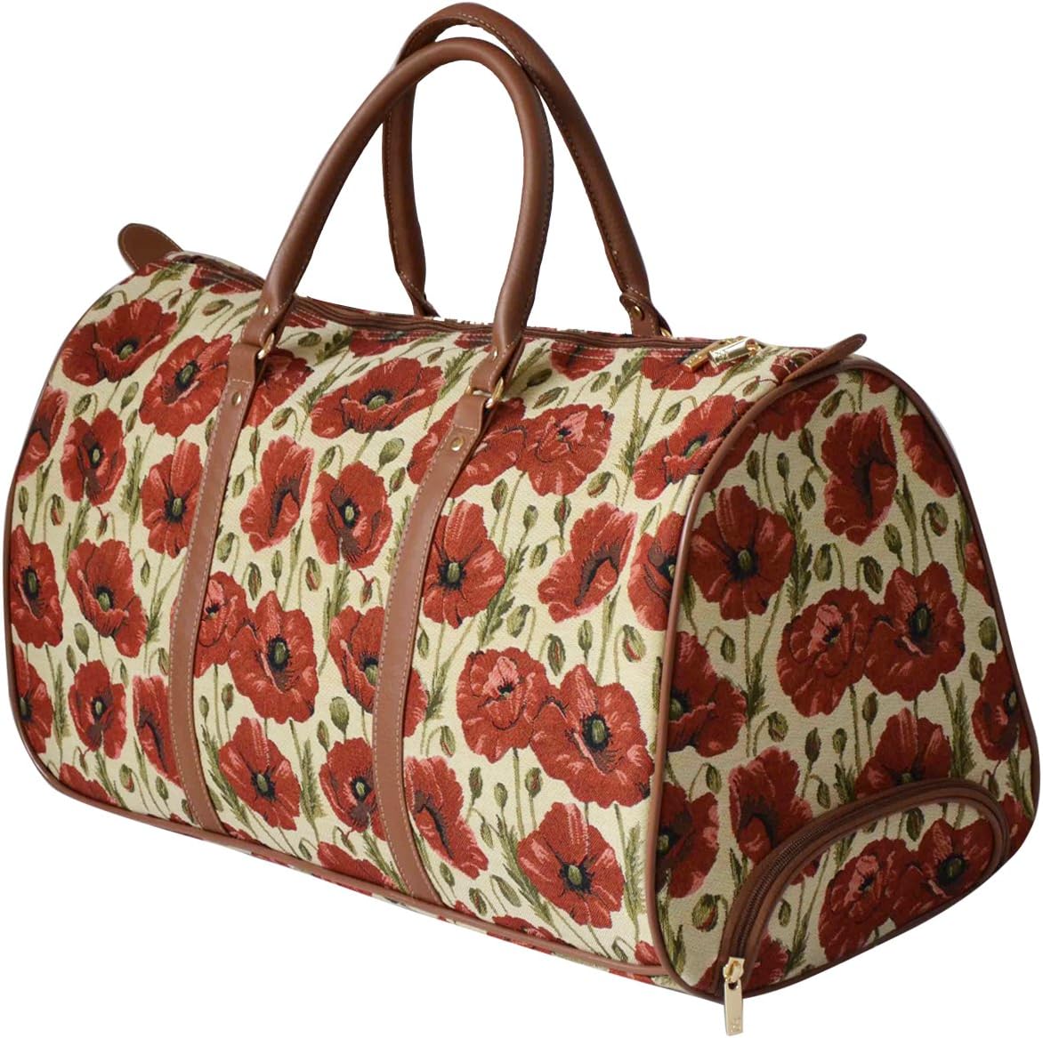 Reisetasche mit Teleskoparm, Mohn