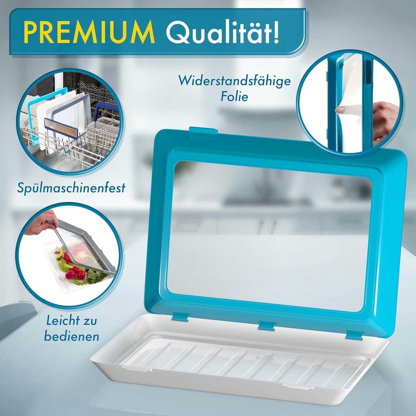 Aufschnittboxen-Set Click&Fresh, BPA-frei