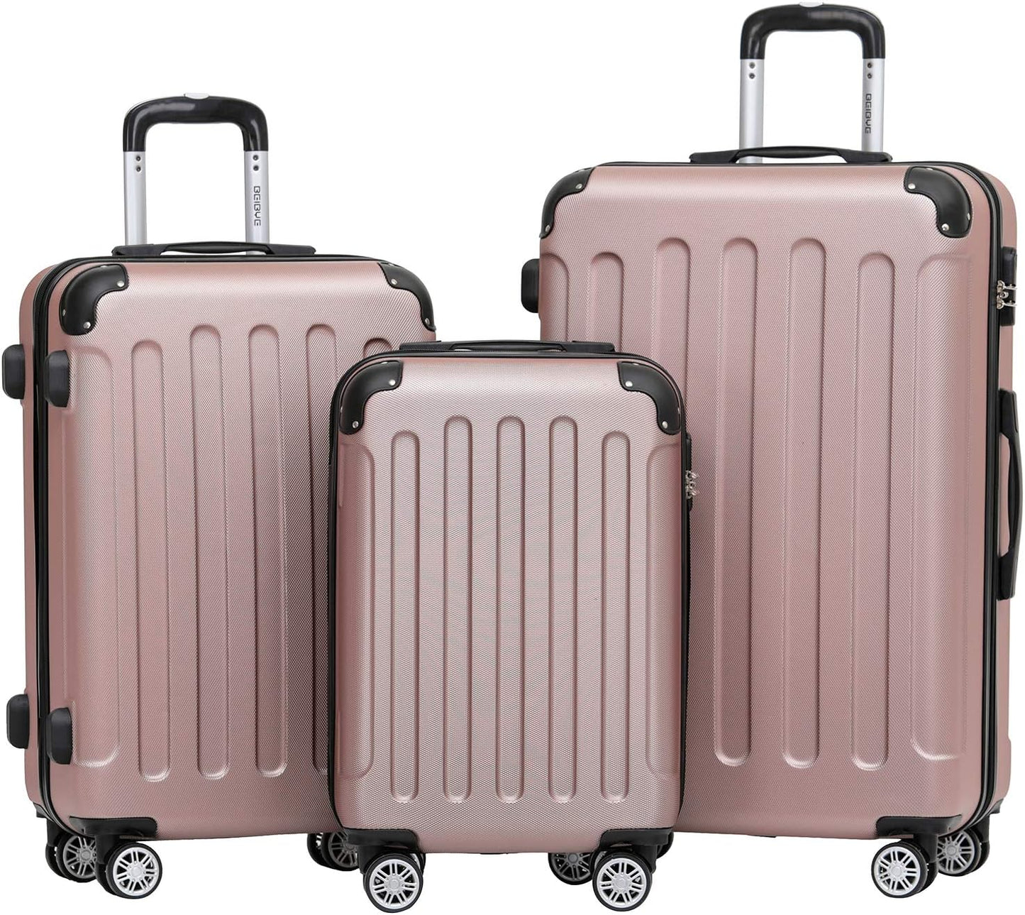 Kofferset 2045, Rosa Gold