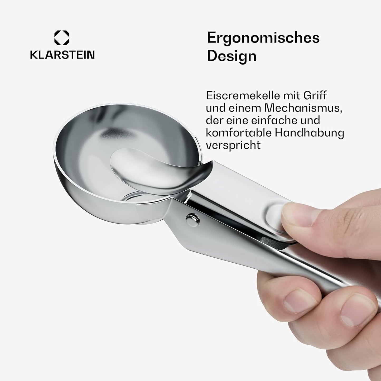 FrostFusion Eisportionierer, ergonomisch & spülmaschinenfest, Eisportionierer