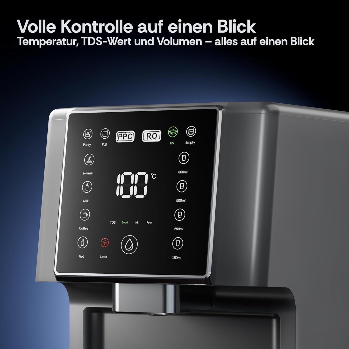 Osmoseanlage mit Heisswasserspender