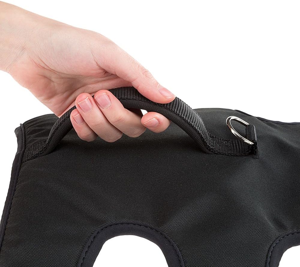 Ausbruchssicheres Hundegeschirr „Ergotrekking“, Schwarz Small