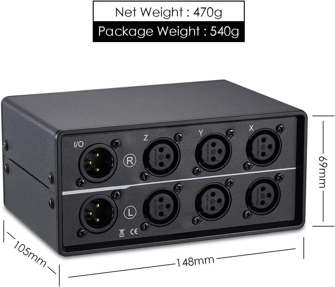 3-Wege XLR Audio Umschalter (MC103 Pro), MC103 Pro 3-IN