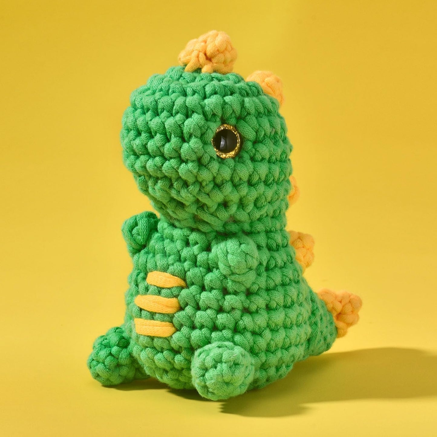 Amigurumi Häkelset mit Dinosaurier, Küken & Biene, anfängerfreundlich, Dinosaurier – Biene – Küken