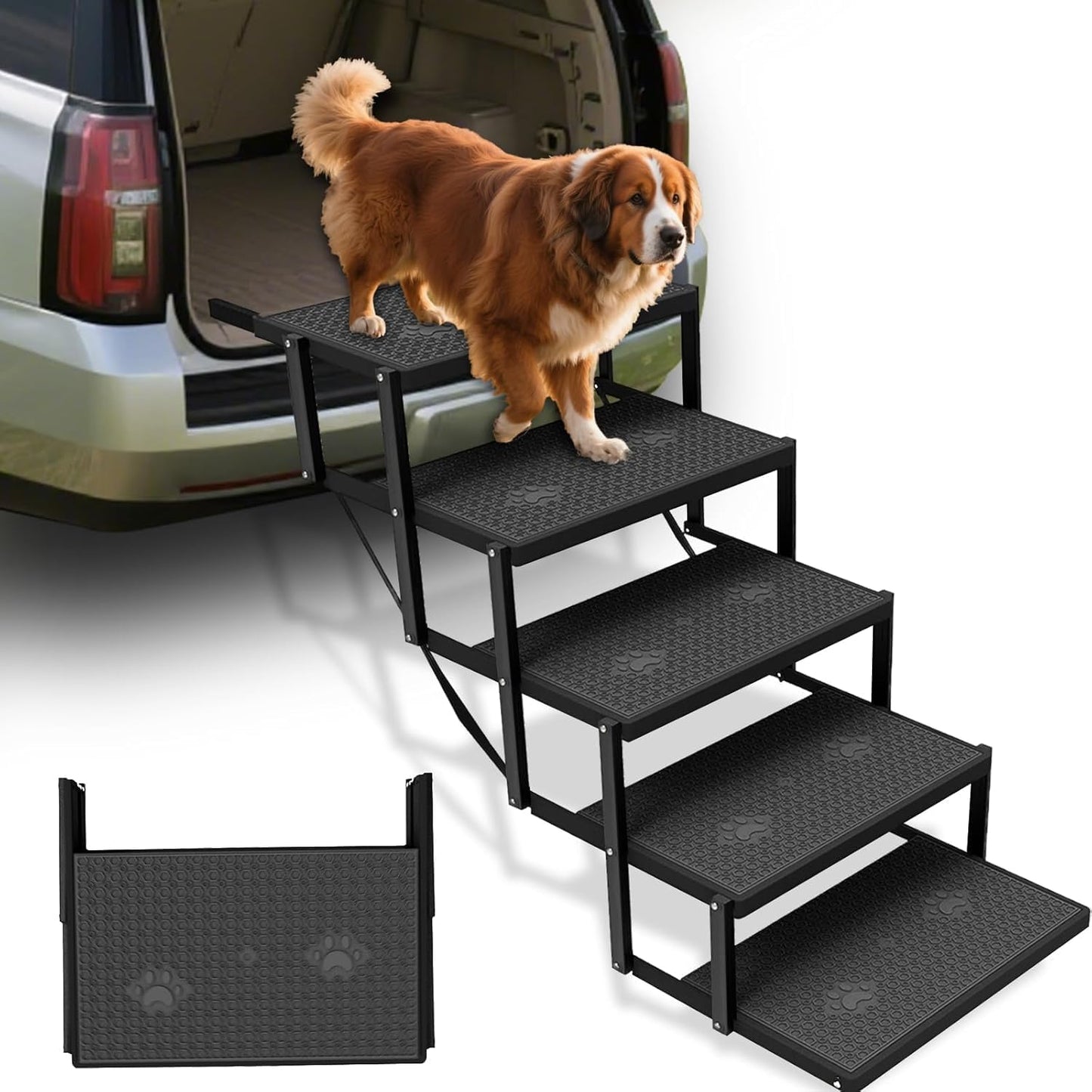 Klappbare Hundetreppe, 5 Steps