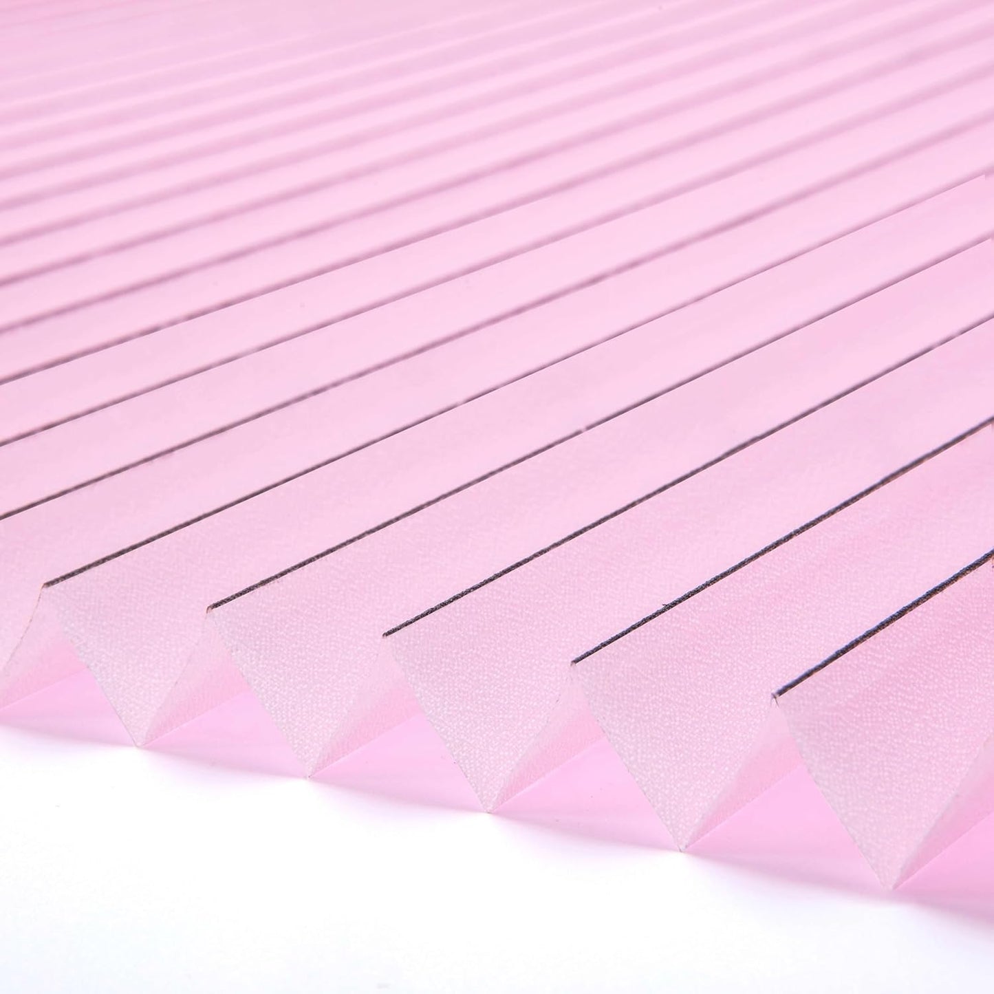 Klemmfix-Plissee mit Lichteffekt, B45 x H130 cm Rose mit Schwarzen Streifen