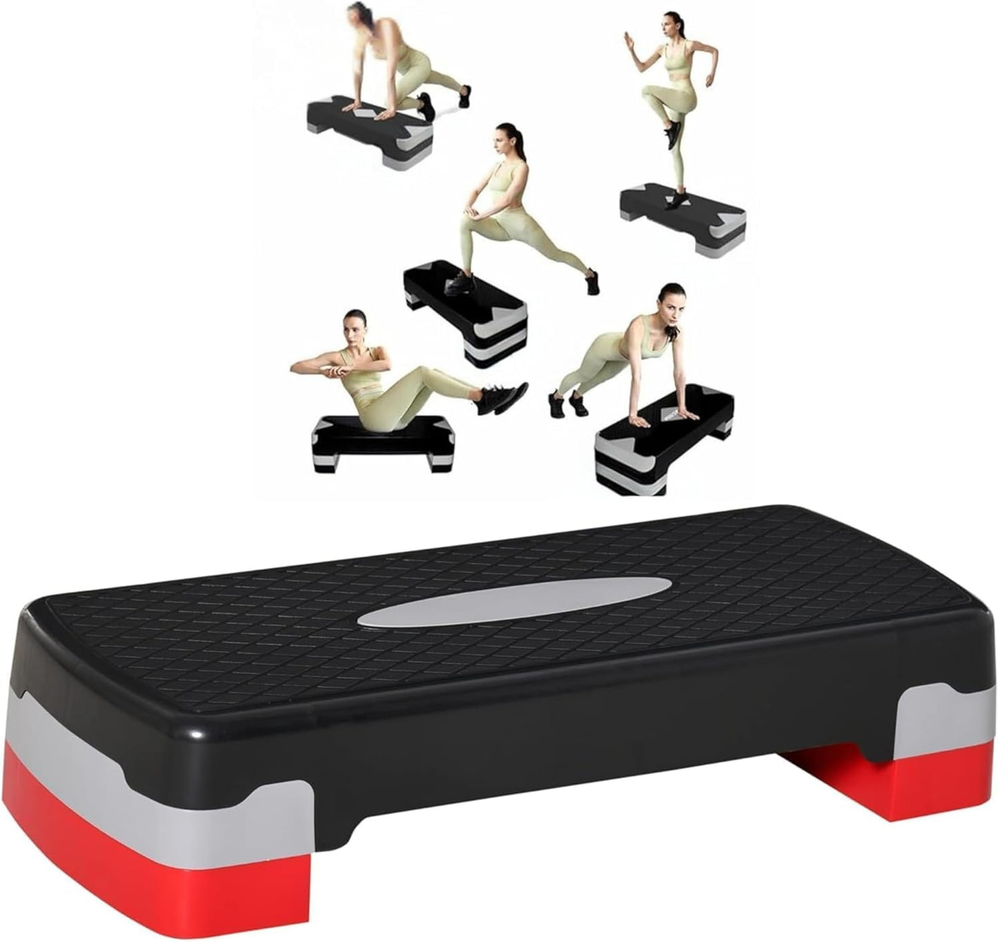 Aerobic Stepper mit Höhenverstellung