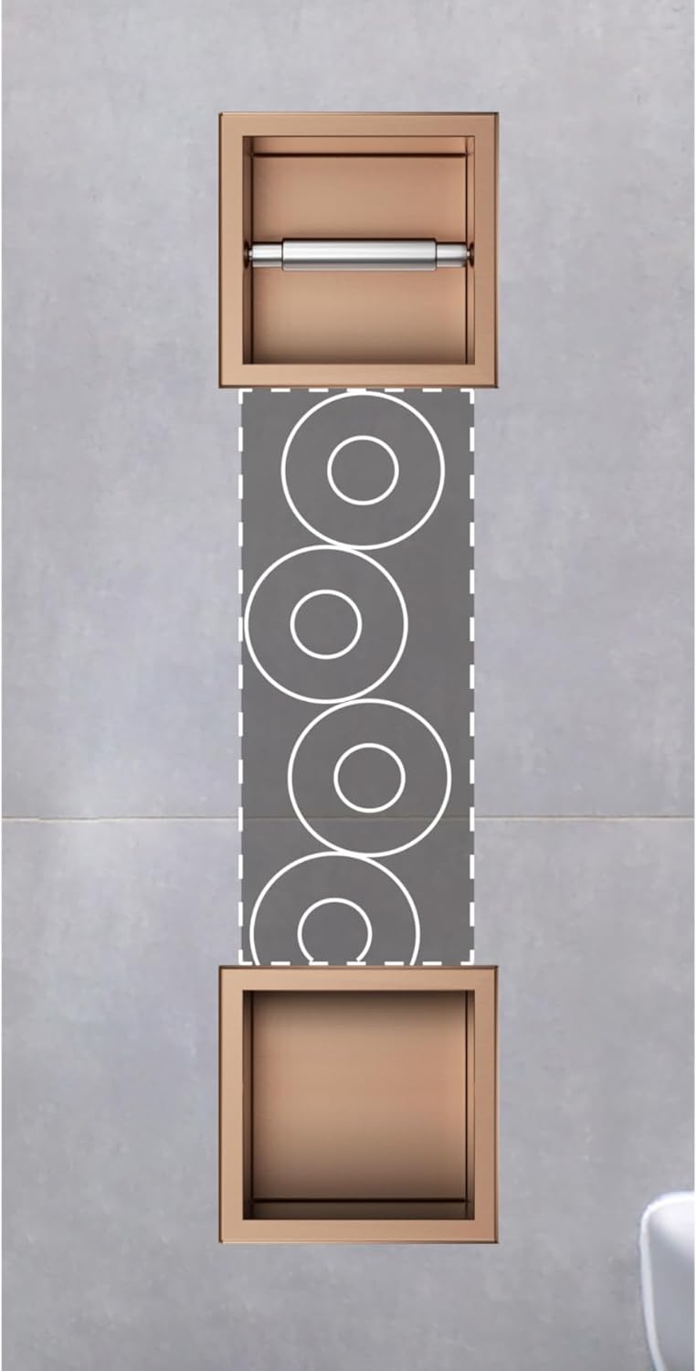 Toilettenpapierhalter, 74x20,8x14,75 cm Copper