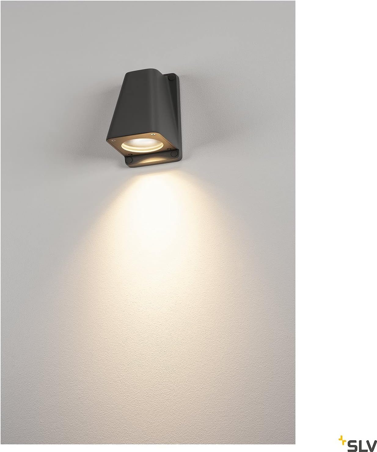 Down-Light zur Aussenbeleuchtung, Wallyx Qpar51 50w Anthrazit