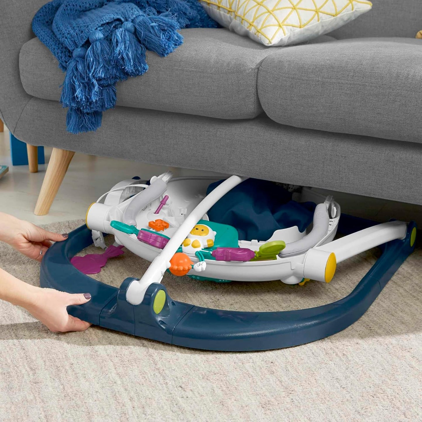HPH46 Jumperoo Astrokätzchen Wippe & Spielcenter mit Licht & Sound, Reduzierte Verpackung