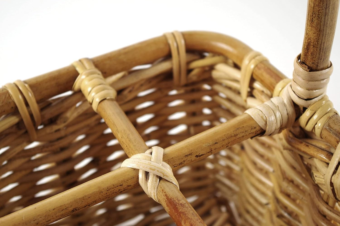 Flaschenträger aus Rattan für 6 Flaschen, Natur