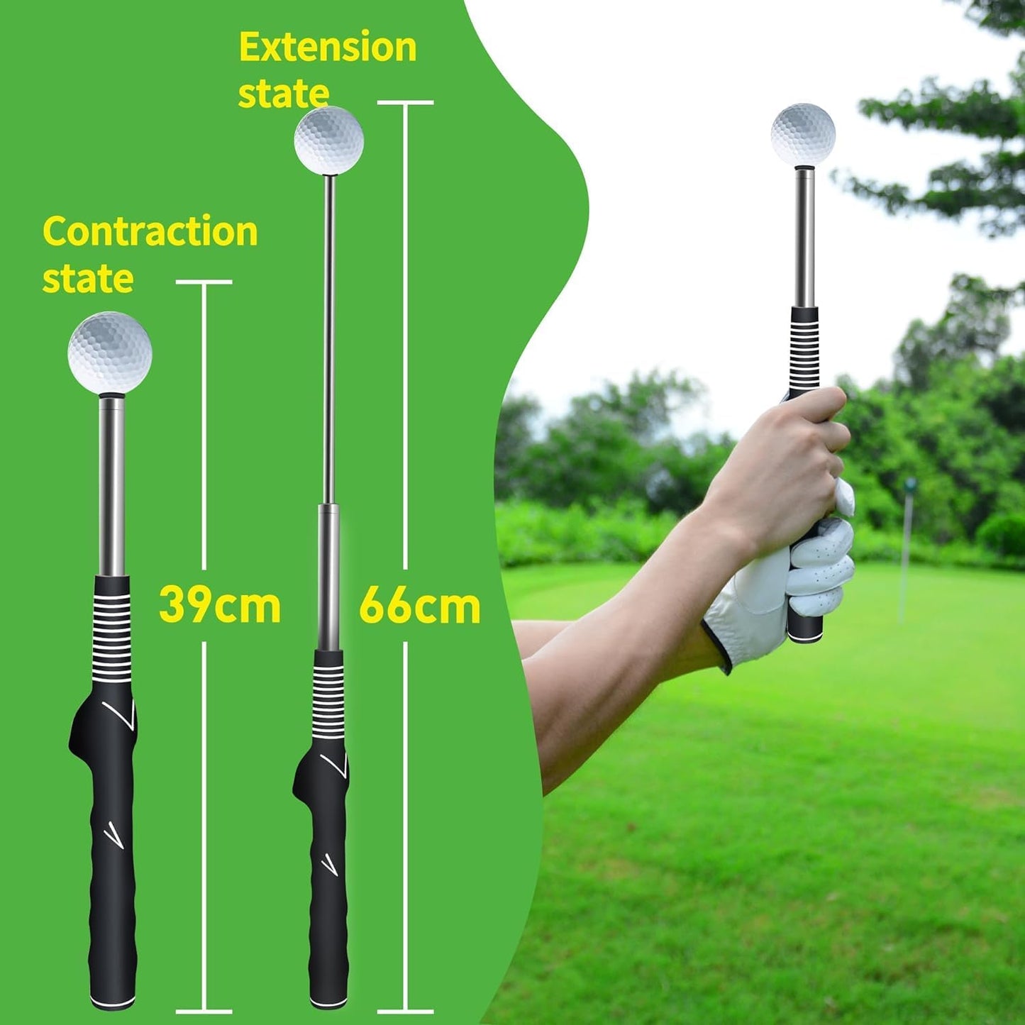 Golf Rhythmus-Schwungtrainer mit Klick-Sound